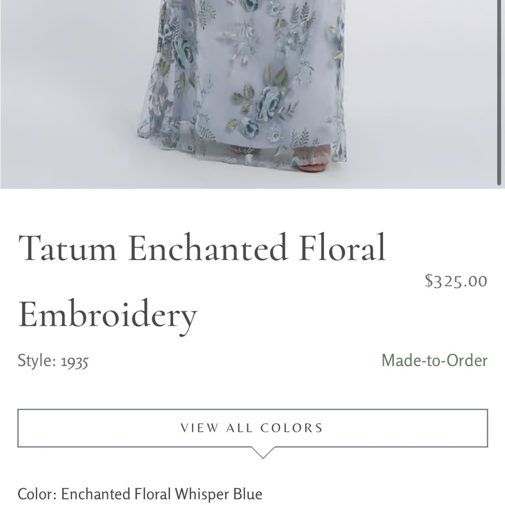 Enchanted Floral Embroidered Dress
